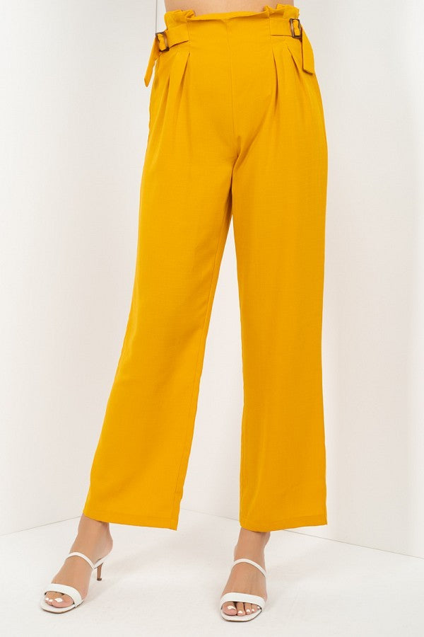 Asteria High Waist Paperbag Wide Pants