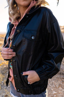 Sekhmet A Faux Leather Jacket — thumbnail 4