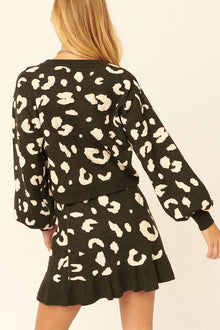 Vesta A Leopard Print Pullover Sweater — thumbnail 4