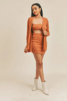Vesta Cardigan Solid Color 3 Piece Set — thumbnail 4