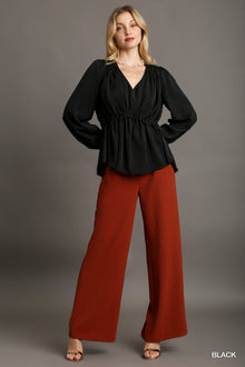 Nyx Nyx Satin Ruffle Top — thumbnail 2