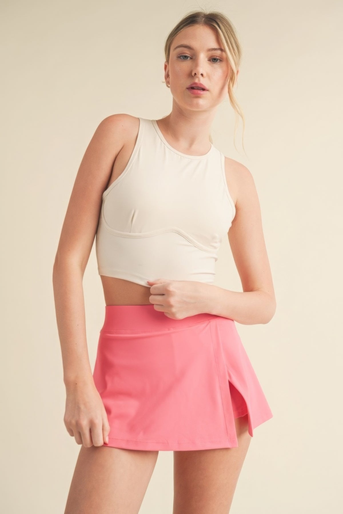 Inanna Corset Inspired Cropped Tank Top — view 1
