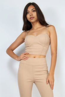 Inanna Corset Bustier Sweetheart Crop Top — thumbnail 1