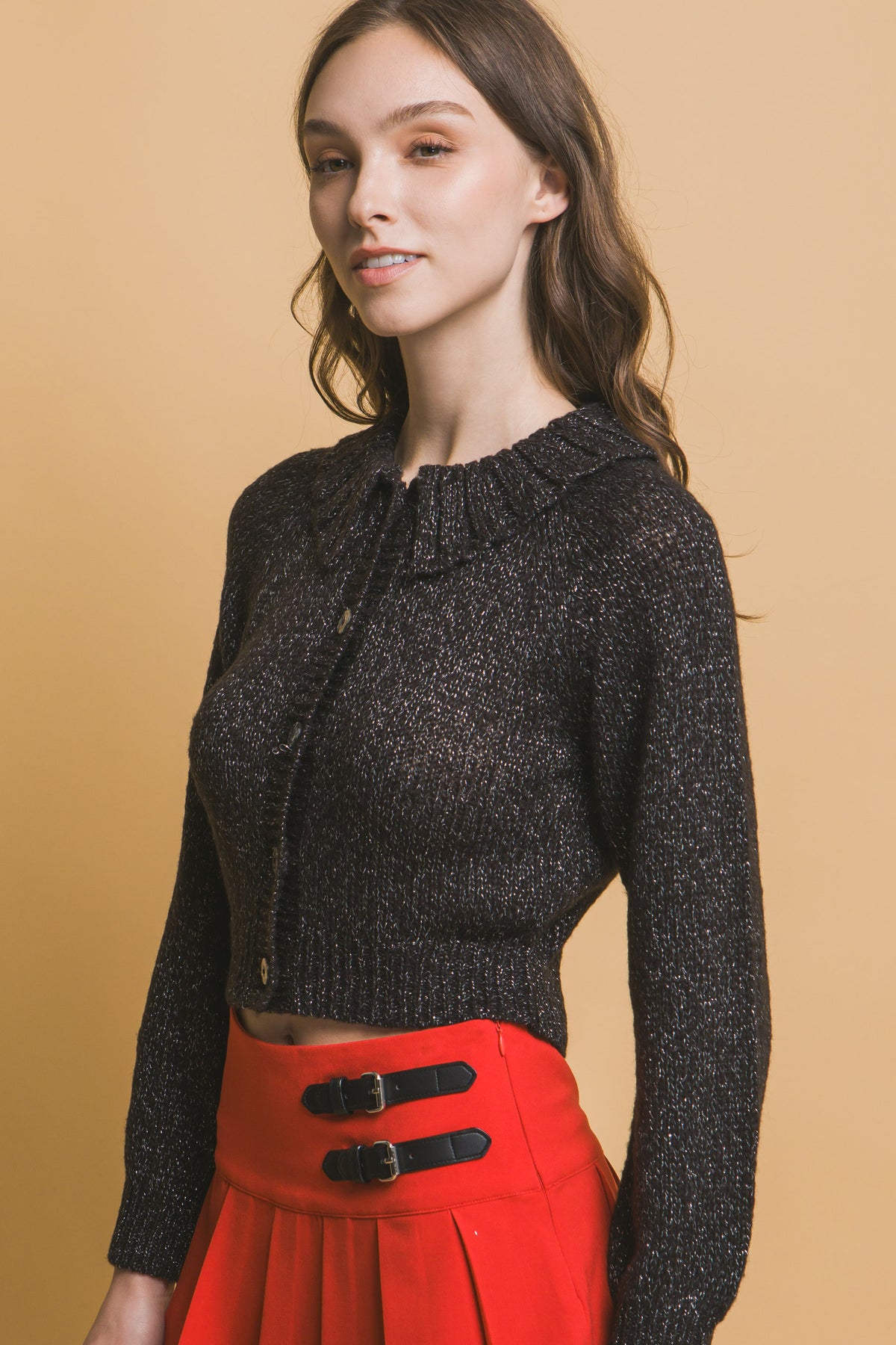 Juno Short collard sweater — view 5