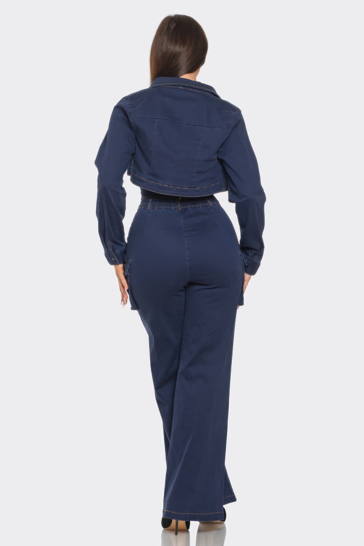 Asteria Crop Jacket 3pcs Set — view 5