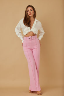 Athena High Waist Pants With Buckle Belt — thumbnail 2