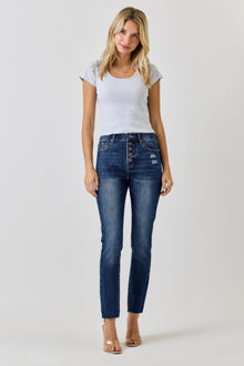 Sekhmet High Rise Ankle Skinny With Button Fly — thumbnail 5