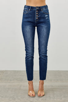 Sekhmet High Rise Ankle Skinny With Button Fly — thumbnail 1