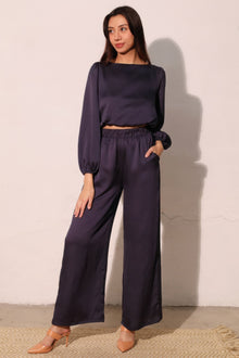 Oshun Hammered Satin Pocket Pants — thumbnail 2
