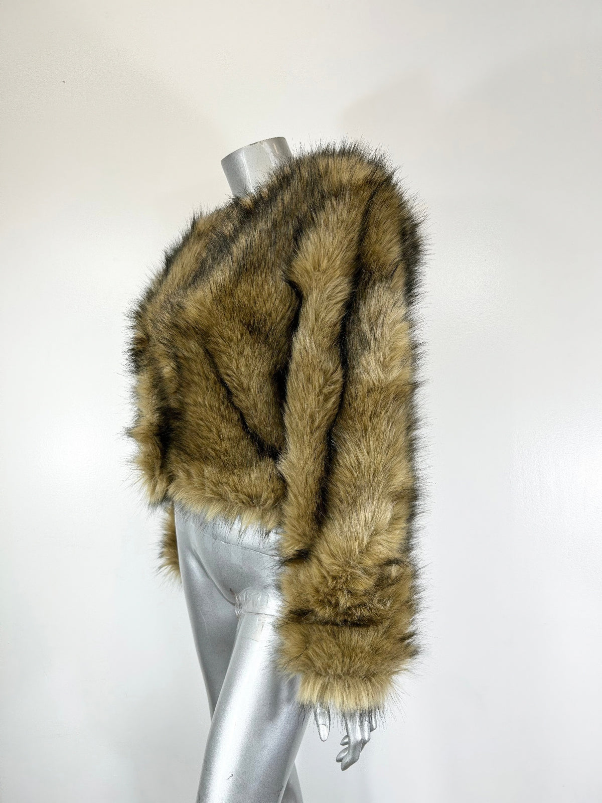 Durga Sexy Voluminous, Long-pile Faux Fur Jacket — view 2