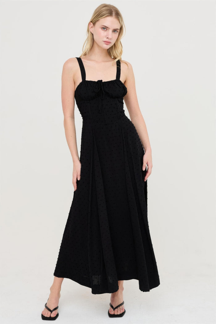 Durga Boned Tie-back Dress