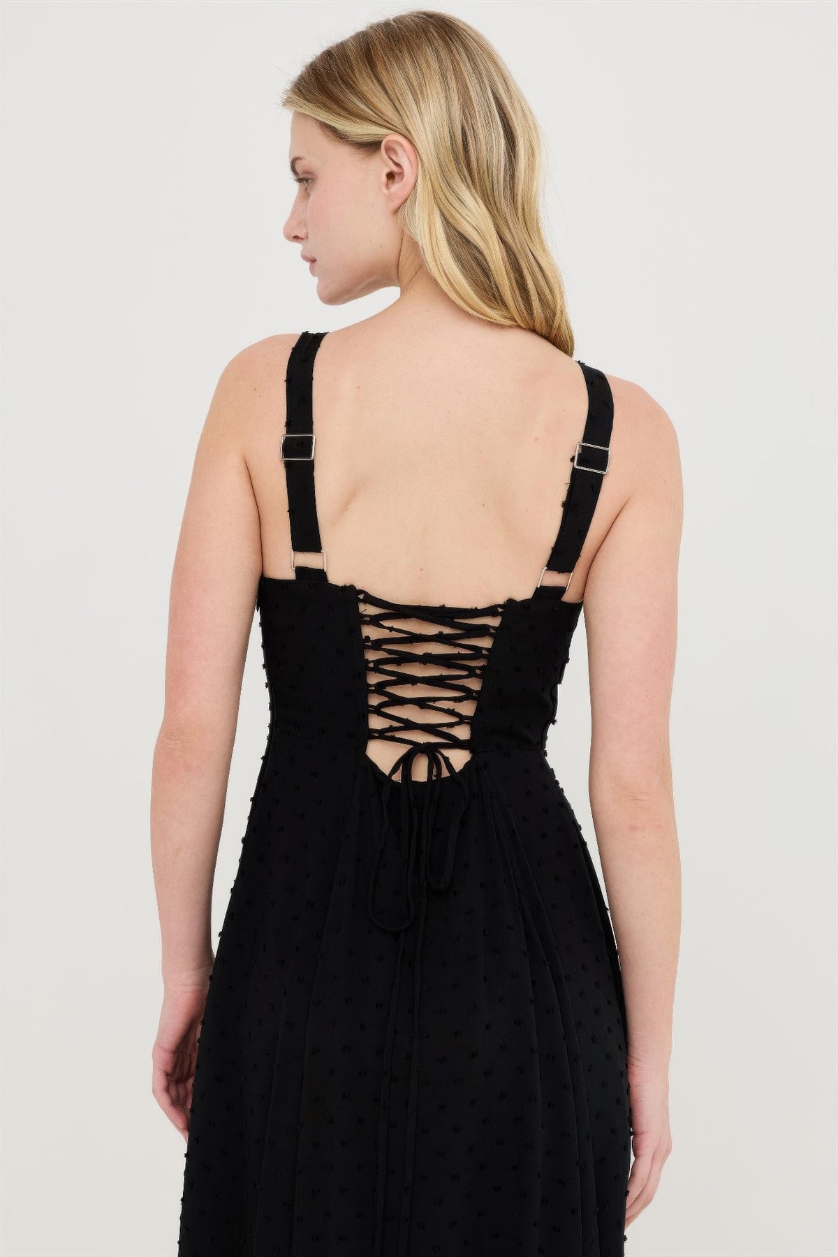 Durga Boned Tie-back Dress — view 6