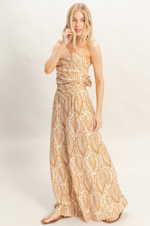 Athena Strapless Top & Pant Print Set — thumbnail 2