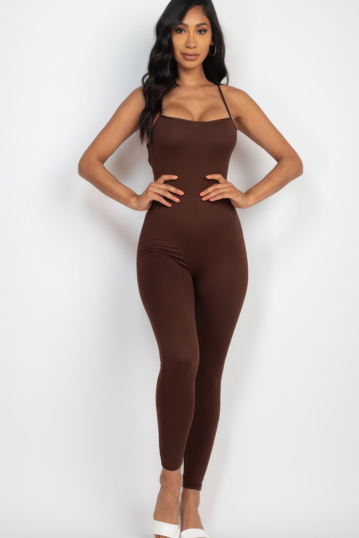 Hera Criss-cross Open Back Bodycon Jumpsuit — view 2