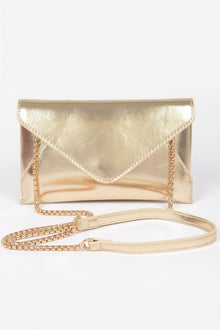 Asteria Metallic Small Envelope Clutch — thumbnail 1