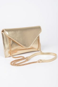 Asteria Metallic Small Envelope Clutch — thumbnail 2