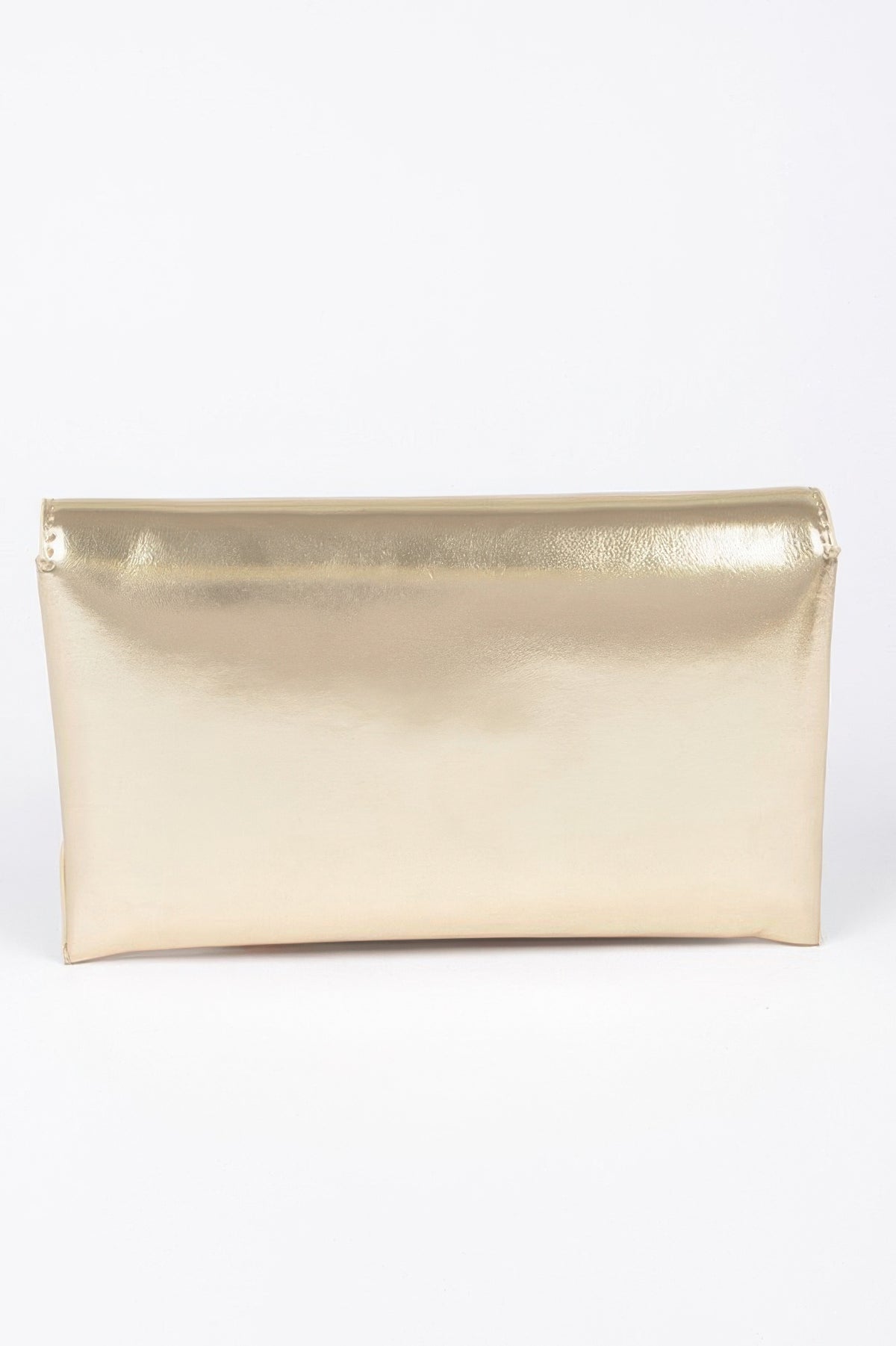 Asteria Metallic Small Envelope Clutch — view 3