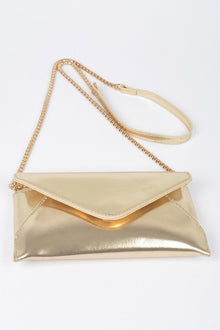 Asteria Metallic Small Envelope Clutch — thumbnail 4