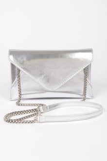 Asteria Metallic Small Envelope Clutch — thumbnail 8