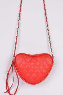 Durga Quilted Heart Clutch — thumbnail 1