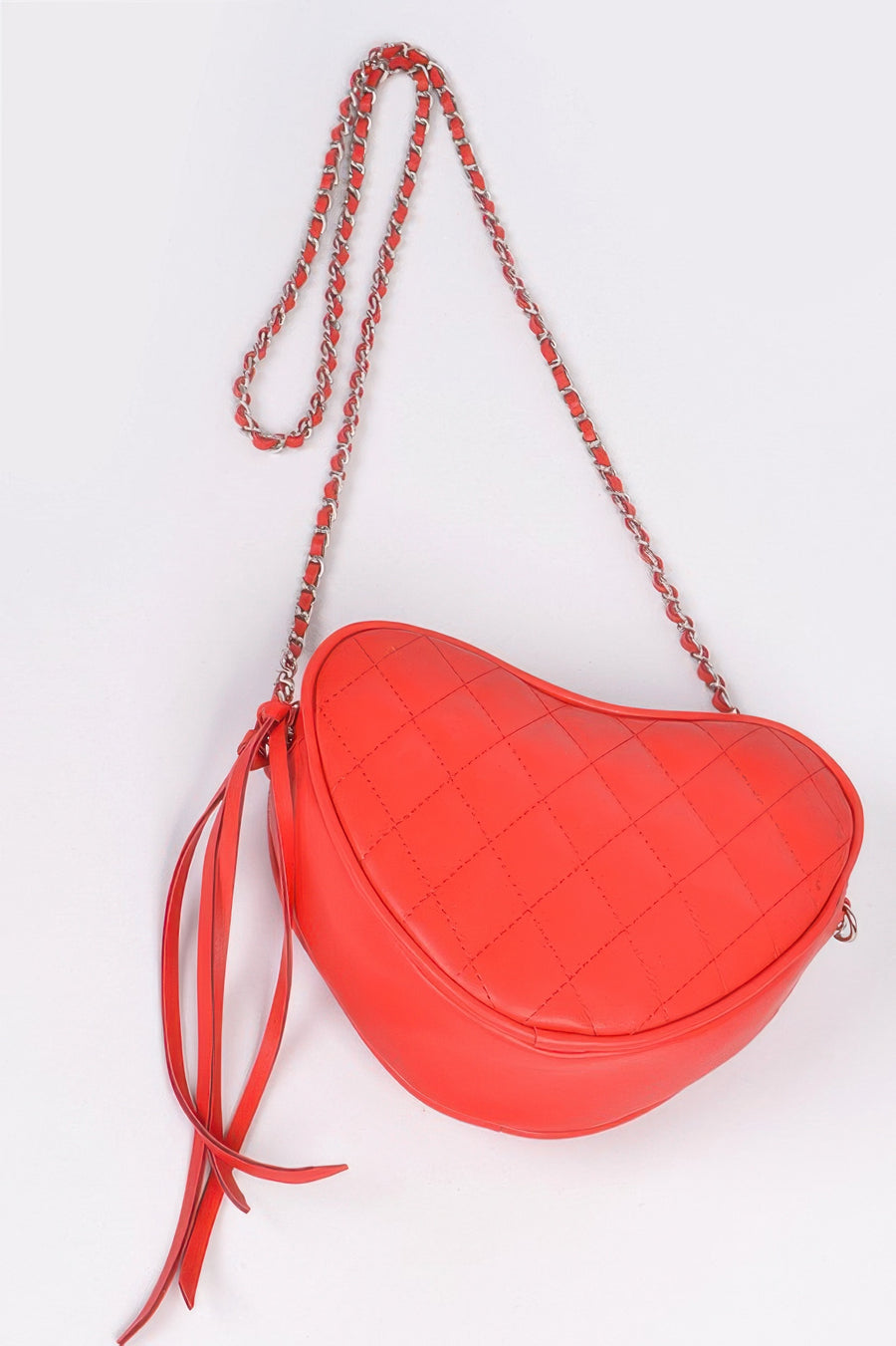 Durga Quilted Heart Clutch styled in the studio