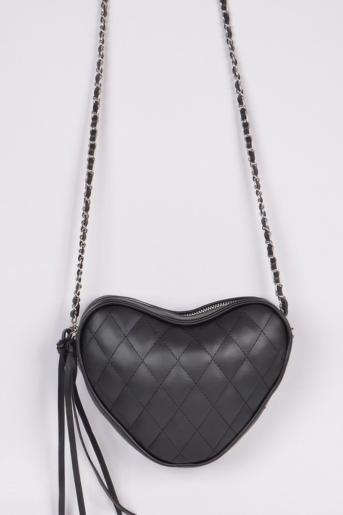 Durga Quilted Heart Clutch — view 6
