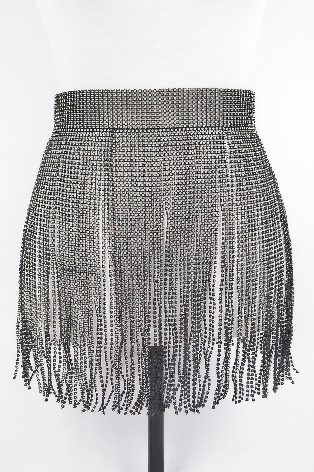 Pele Rhinestone Fringe Belt — view 1