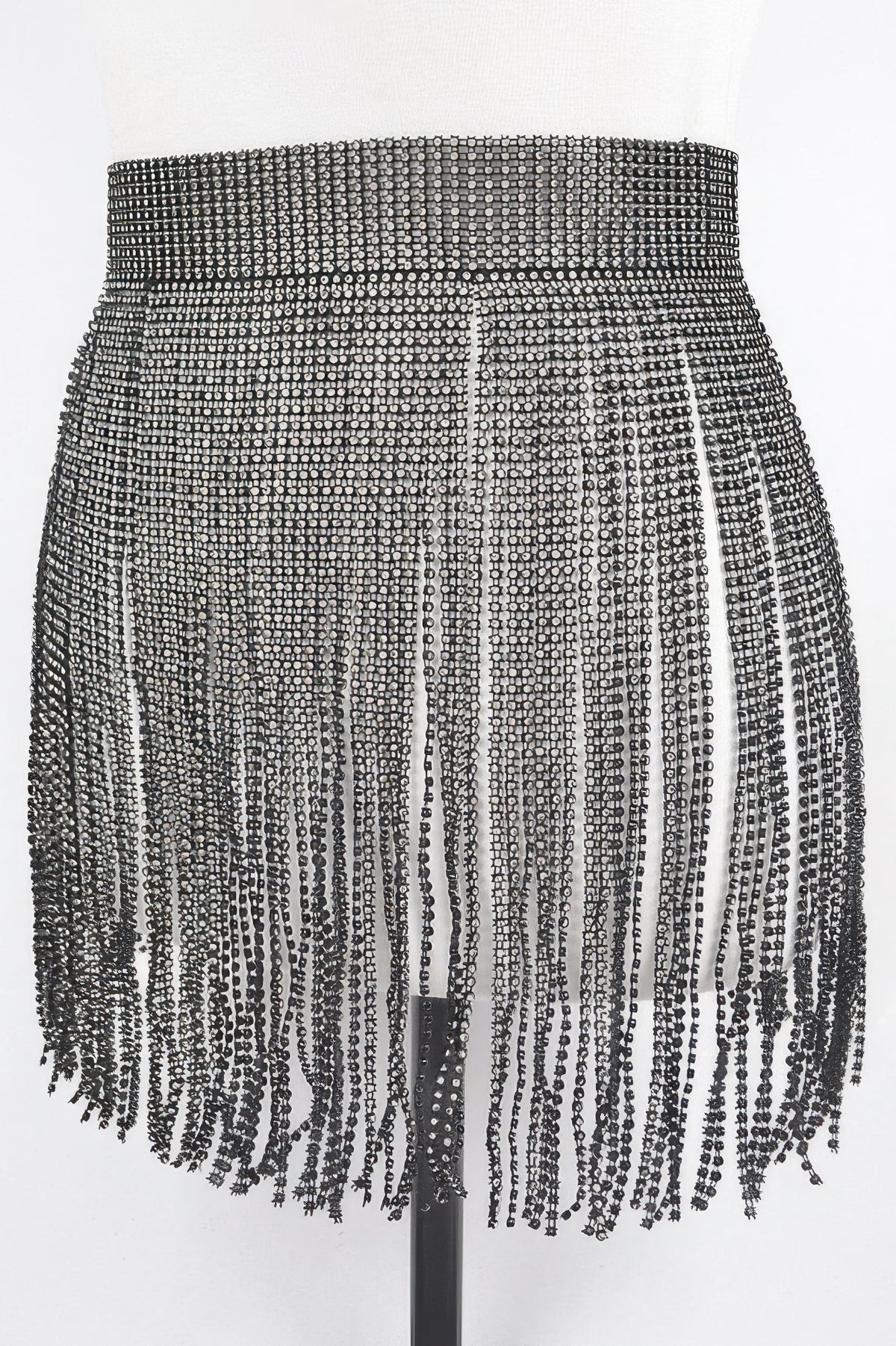 Pele Rhinestone Fringe Belt — view 2