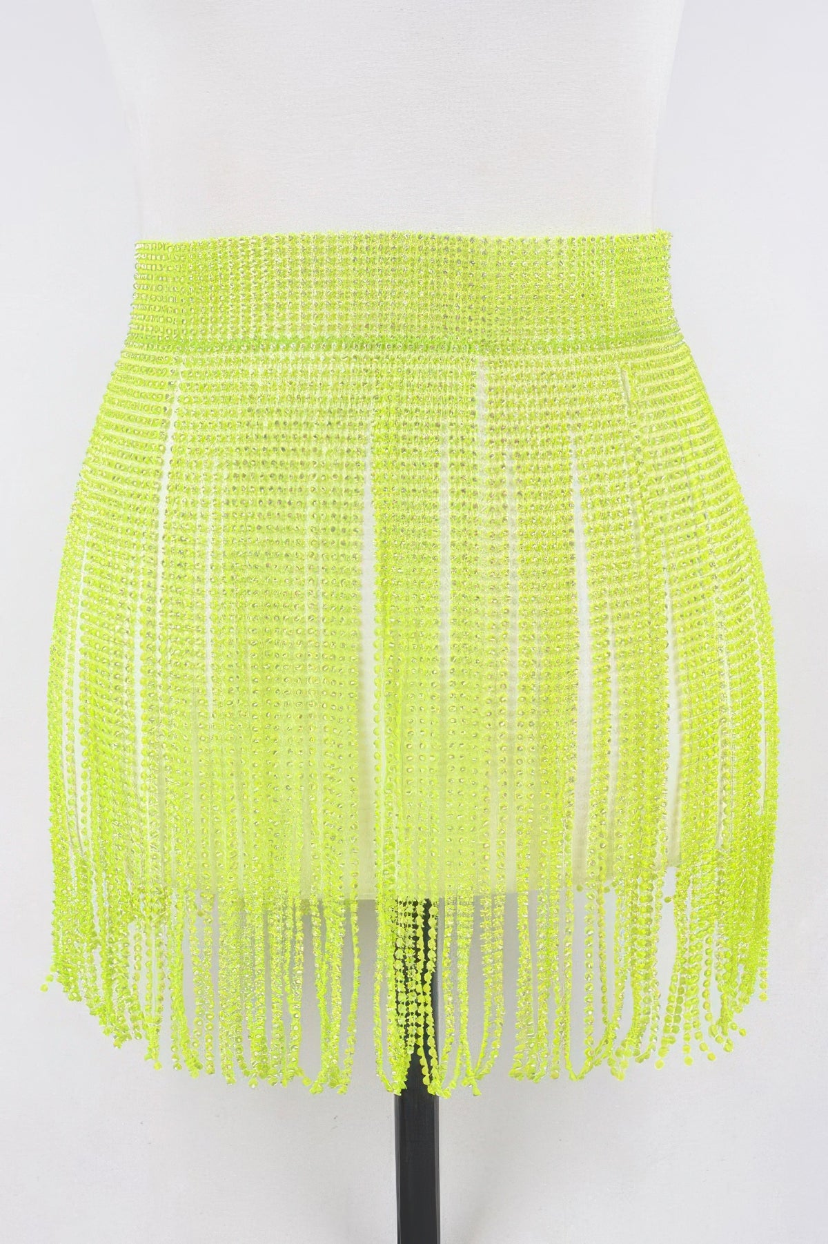 Pele Rhinestone Fringe Belt — view 5