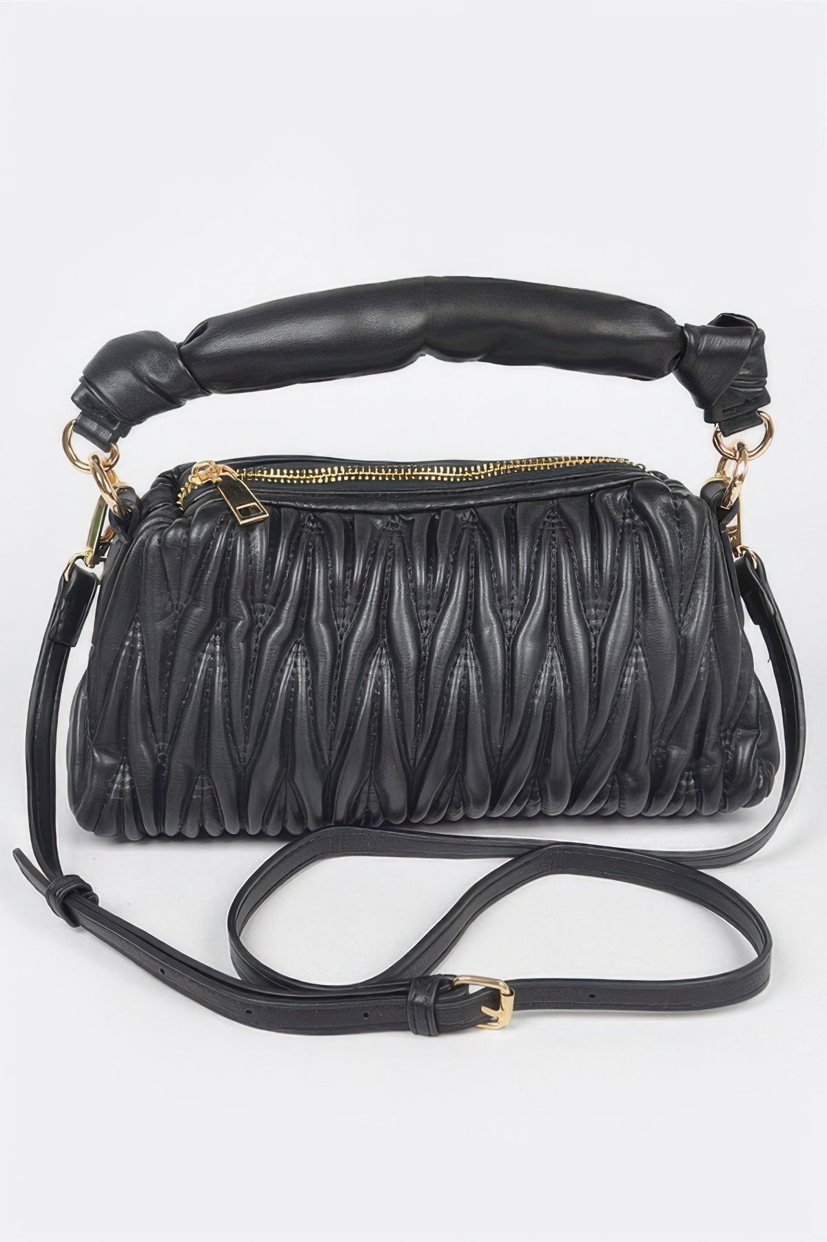 Pele Quilted Faux Leather Top Handle Bag — view 1