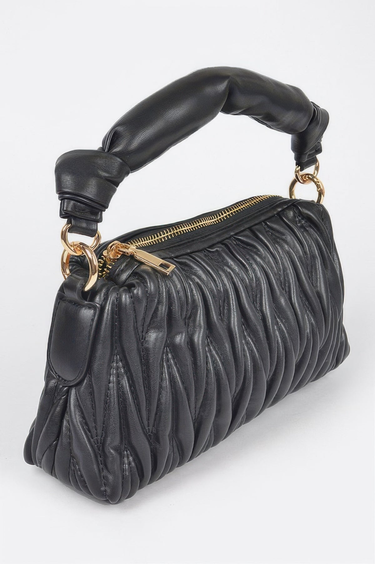 Pele Quilted Faux Leather Top Handle Bag — view 2
