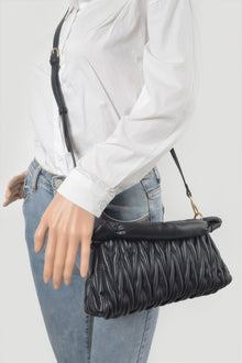 Pele Quilted Faux Leather Top Handle Bag — thumbnail 4