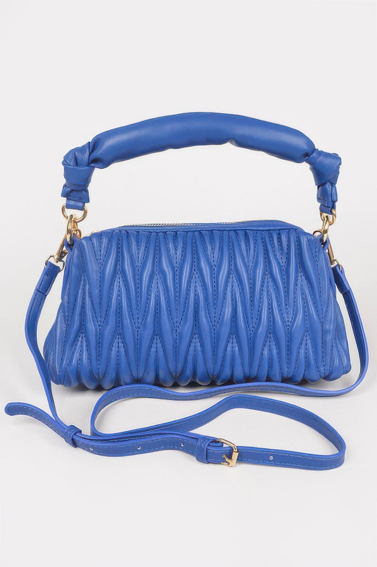 Pele Quilted Faux Leather Top Handle Bag — view 7