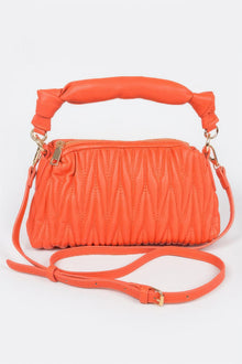 Pele Quilted Faux Leather Top Handle Bag — thumbnail 10