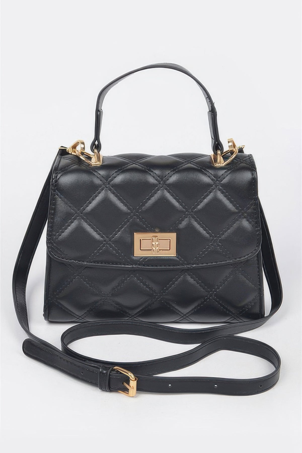 Asteria Quilted Top Handle Crossbody Bag — view 1