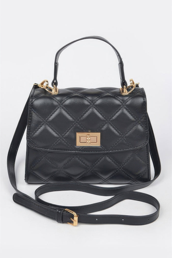 Asteria Quilted Top Handle Crossbody Bag