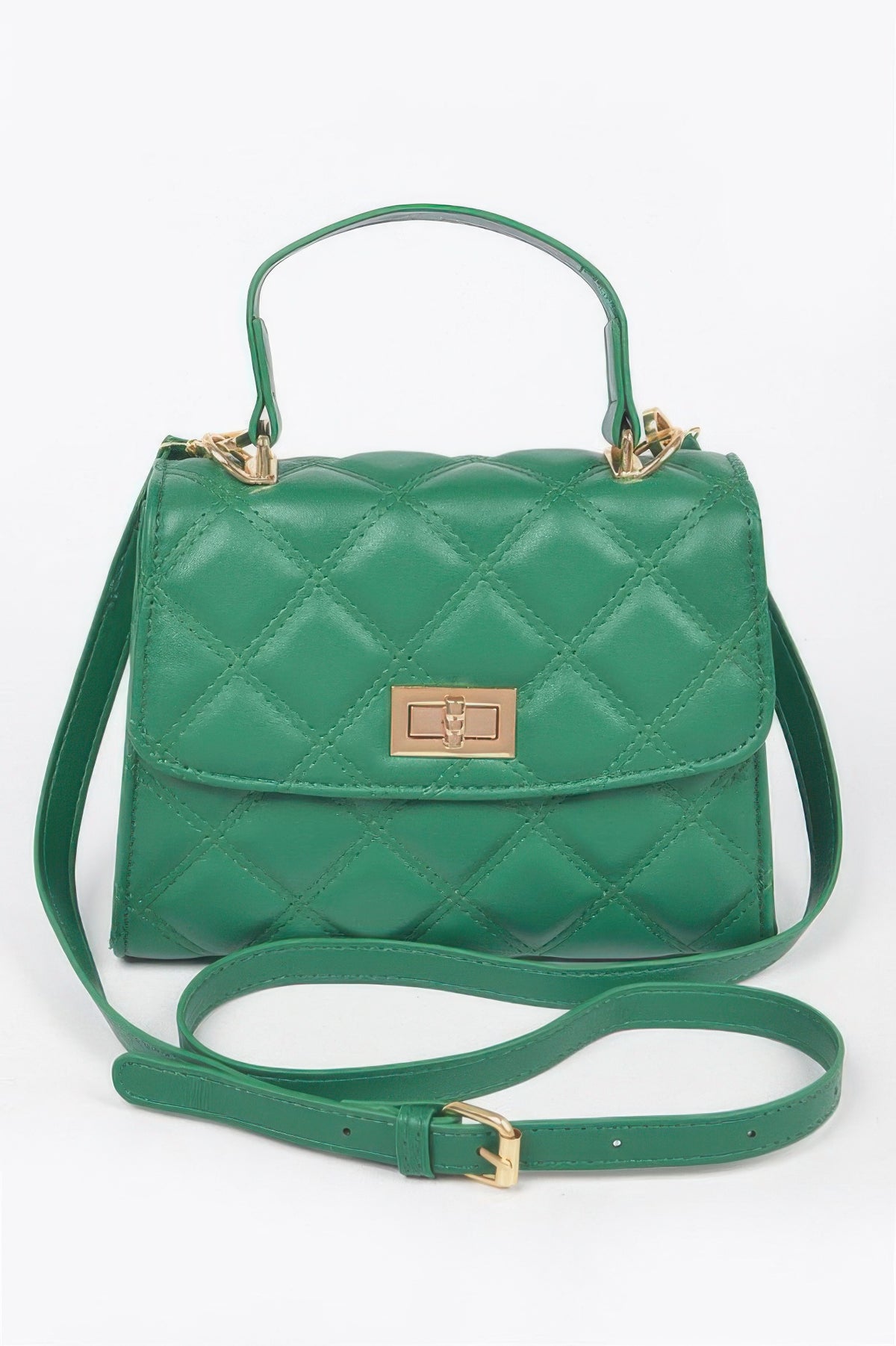 Asteria Quilted Top Handle Crossbody Bag — view 12