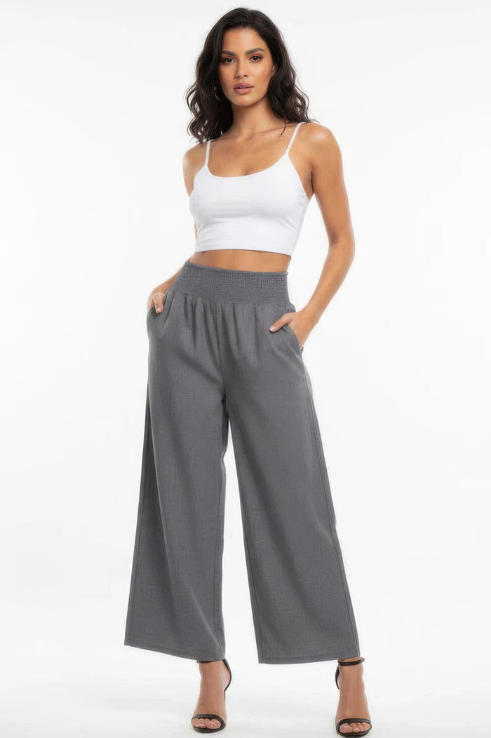 Hathor Lightweight High-waisted Wide-leg Lounge Pants