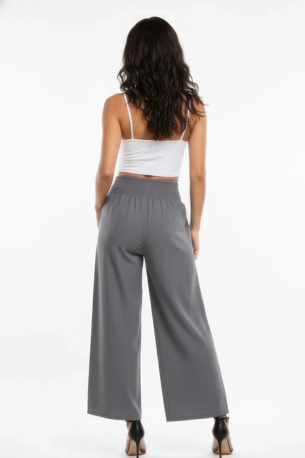 Hathor Lightweight High-waisted Wide-leg Lounge Pants — view 3