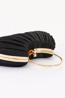 Parvati Pleated Polyester Party Clutch — thumbnail 4