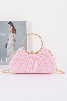Parvati Pleated Polyester Party Clutch — thumbnail 7