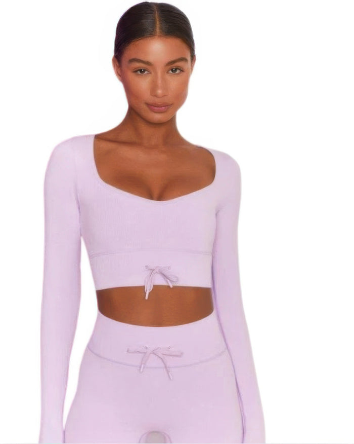 Nike Seamless Top And Short Set