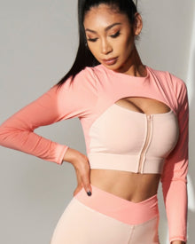 Nike Color Block Activewear Top — thumbnail 1