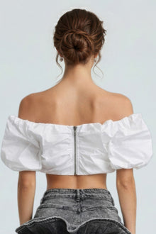 Athena Cloud Puff Off-shoulder Top — thumbnail 2