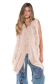 Isis Cascade Ruffle Draped Tunic Top — thumbnail 5