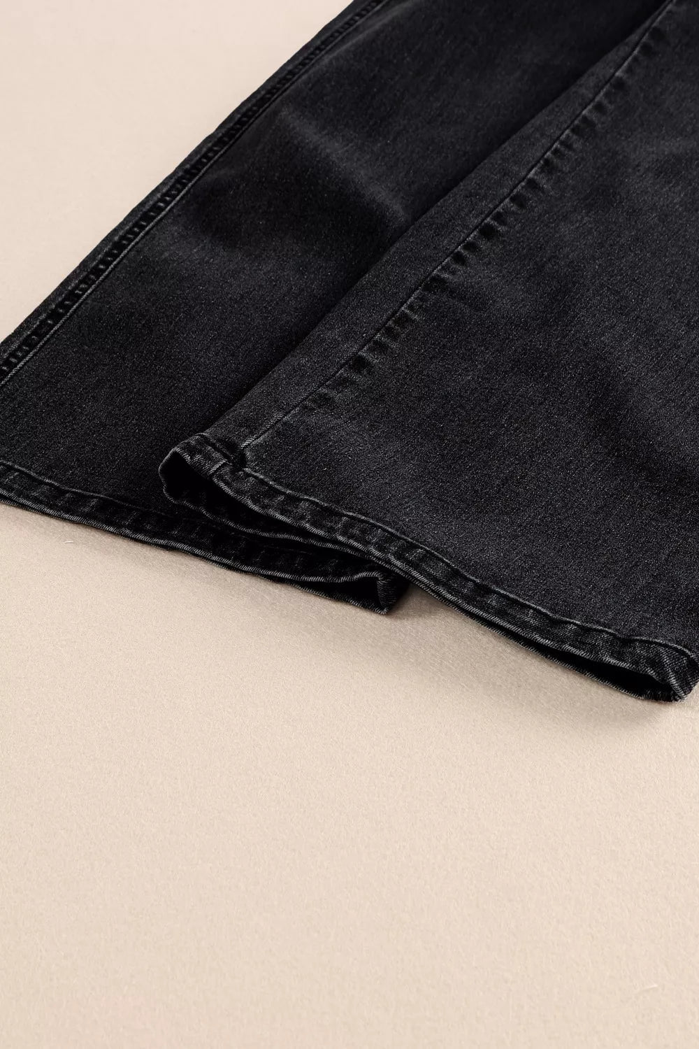 Artemis High-Waisted Button-Fly Wide-Leg Jeans — view 12