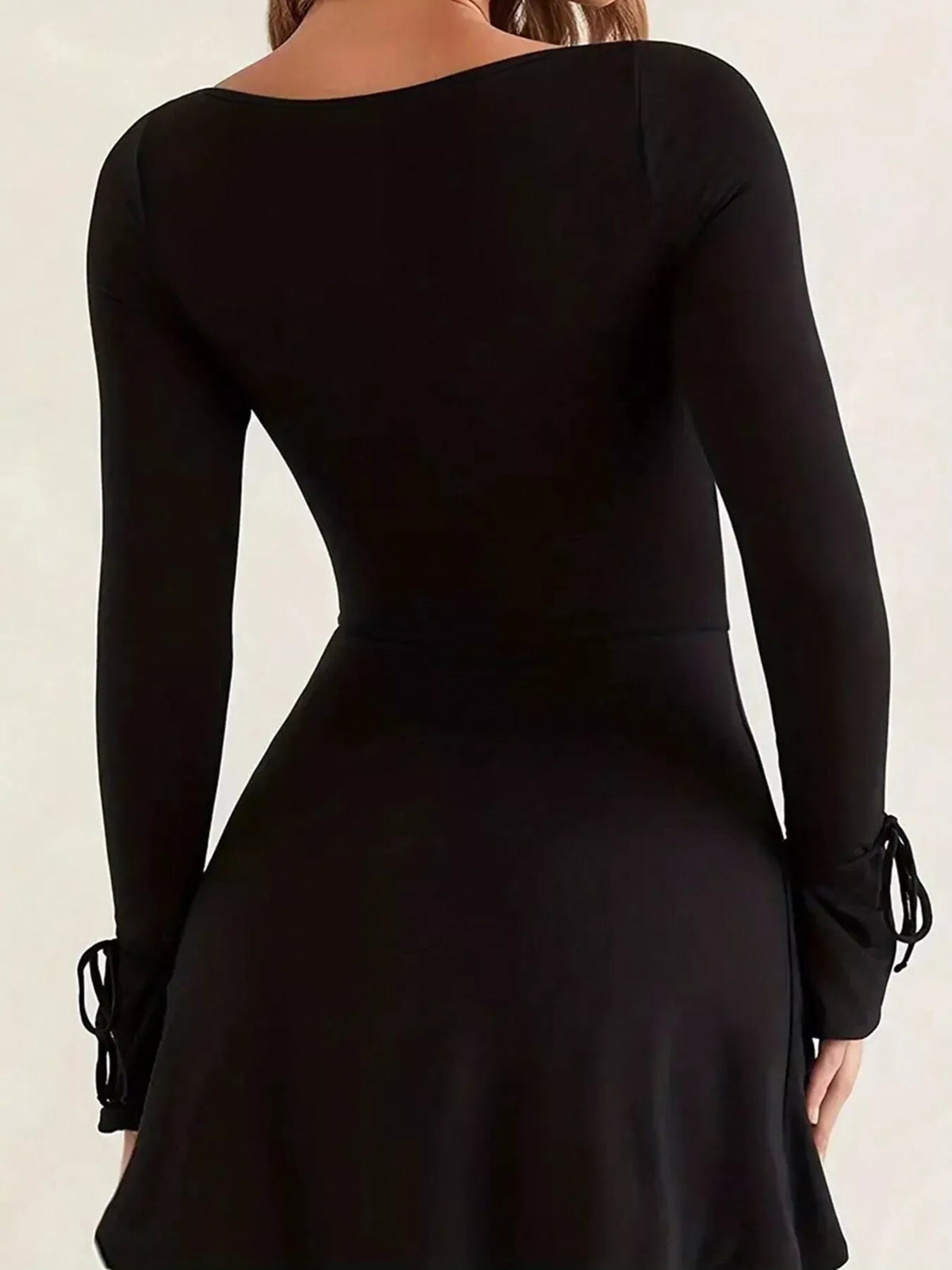 Pele Slit Flare Sleeve Mini Dress — view 4