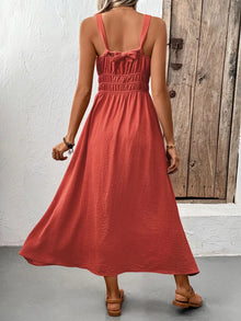 Pele V-Neck Wide Strap Midi Cami Dress — thumbnail 2