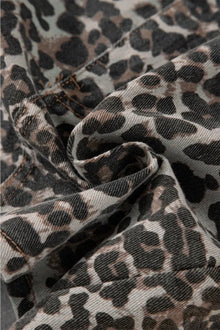 Freya Leopard Denim Mini Skirt — thumbnail 8