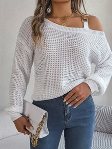 Parvati Asymmetrical Neck Long Sleeve Sweater — thumbnail 20